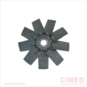 Galería Ventilador Axial Zytel de 9 álabes con Toma tipo M (AXIAL-TM-9)