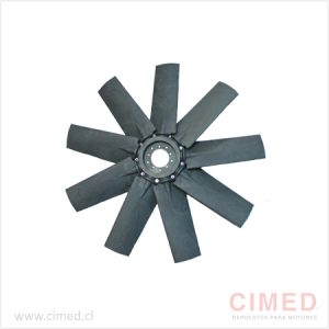 Galería Ventilador Axial Zytel de 9 álabes con Toma tipo M (AXIAL-TM-9)